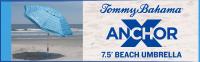Sombrilla de Playa Tommy Bahama Azul Modelo 2025 - 2,28m con Anclaje ANCHORX™ – UPF50+, Resistente al Viento, Inclinable y con Bolsa de Transporte - details 0