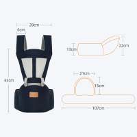Portabebés Ergonómico 6en1 (0-36M) - Silla Cadera Ajustable M-Shape, Ligero y Transpirable 2025 - details 6