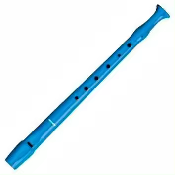 Hohner Flauta Soprano de Plástico Azul Claro Modelo 9508 - 1