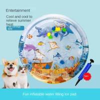 Alfombra De Agua Para Mascotas Con Hielo Anti-Rasguños Resistentes Al Desgaste Para Perros Y Gatos Casa De Verano Con Resistencia Al Rasguño - details 6