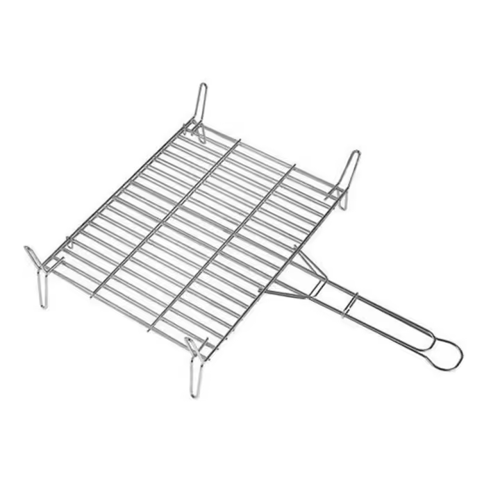 Parrilla doble galvanizada 30x30 cm - 1