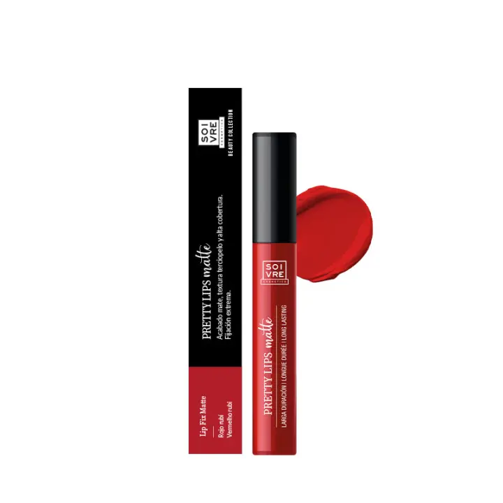 SOIVRE PRETTY LIPS MATTE RUBY RED - 1