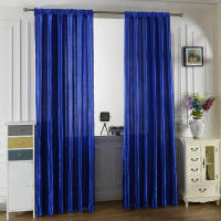 Cortina Contemporánea Sencilla De Color Sólido Cortina Transparente Ligera Para Sala De Estar Instalación En Techo Pantalla De Luz Con Polea Para Rojo Azul Verde Amarillo Gris Negro - details 2