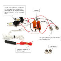 Luces De Señalización LED 12V 2 En 1 DRL Y Lámparas De Dia Para Coche Indicadores De Niebla 1156 42 LEDs Accesorios Automotrices - details 2