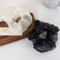 Accesorios De Pelo Elegantes Y Demasiado Lindos Con Cubierta De Pelo En Estilo Coreano Y Scrunchies De Organza Para Niñas Y Mujeres - details 5