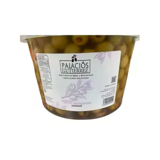 CUBO PLÁSTICO 4500 GRAMOS COCTEL DESHUESADO ACETIUNAS GAZPACHAS PALACIOS GUTIERREZ I PALACIOS GUTIERREZ - 1