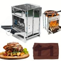 Estufa Portátil De Acero Inoxidable Mini Para Camping Picnic Y BBQ Compacta Y Ligera Para Uso Al Aire Libre - details 0