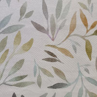 Lafabricadelastelas-Mantel  panamá, acuarela con hojas otoño, estampación digital.  Diseño único. Alta calidad, hecho en España. Lavable, decoración hogar cocina, salón, comedor - details 2
