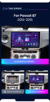 Junsun Android 13 Radio de Coche para Passat B7 2010 2011 2012 2013 2014 2015  DSP Navegación GPS Reproductor Multimedia 2 DIN Inalámbrico CarPlay Android Auto Radio - details 3