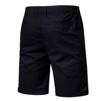 Verano nuevos pantalones cortos casuales de algodón para hombres europeos y americanos rectos ajustados pantalones de cinco cuartos ropa de hombre de color sólido de gran tamaño - details 15