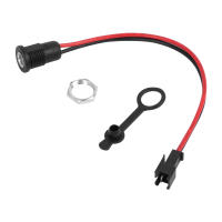 1PC Jack De Poder DC 5.5 X 2.1mm Femenino Panel Montado Con Cable JST SM Macho De 2 Pin Para Scooter Eléctrico - details 6