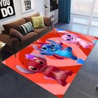 Carpetas De Piso Absorbentes Y Antideslizantes Para Dormitorio Infantil Con Diseño De Cartoon Stitch Tamaño 120x160cm Para Pared De Cama Y Ventana - details 5