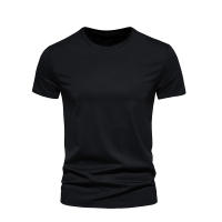 Camiseta De Hombre Color Sólido Para Deporte Y Gimnasio Secado Rápido Camiseta Casual Para Correr Y Fitness Talla Grande Disponible En Negro - details 1