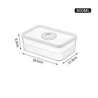 Organizador De Nevera Transparente Contenedores De Almacenamiento Para Alimentos Cestas De Frutas Y Verduras Organizador De Cocina - details 6