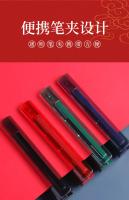 Juego De Bolígrafos Gel M&G 0.5mm Negro Con Toma De Siringa Cierre De Capa Suave Recargable Para Estudiantes Y Oficina - details 7