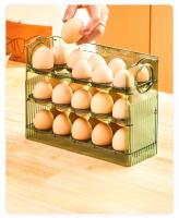 Caja De Almacenamiento De Huevos Automática Con Soporte Para Puerta De Nevera Organizador Especial Para Cocina - details 2