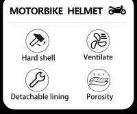 Casco De Motocicleta Profesional Para Motocross Off-Road Para Niños Capacidad De Protección Superior Material Duradero - details 1