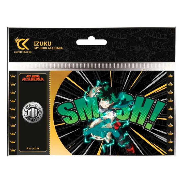Golden Ticket My Hero Academia Izuku Cartoon Kingdom     Frikimon - 1