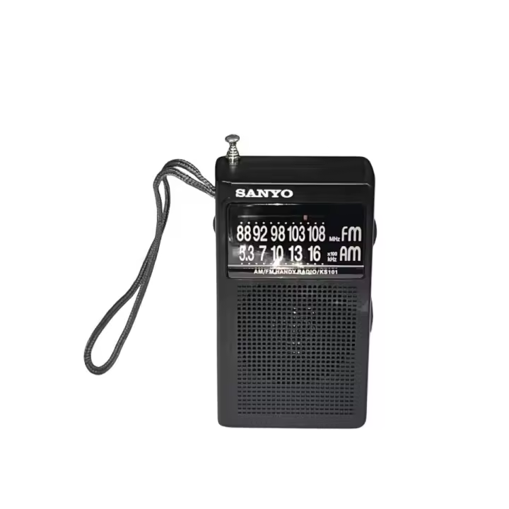 SANYO RADIO DE 2 BANDAS AM/FM ENTRADA PARA AURICULARES NEGRO RADIO COMPACTO / PORTATIL - 1