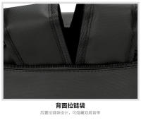 Mochila multifuncional, bolso de hombro para hombre, bolso de cuero para computadora portátil, bolso escolar para estudiantes, estilo universitario, color negro - details 32