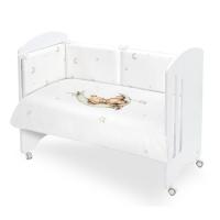 INTERBABY SET NORDICO  2 PIEZAS CUNA CON RELENO OSO LUNA ESTRELLAS 120X60CM - details 2
