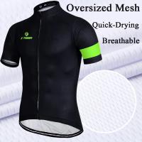 X-TIGER Camiseta De Ciclismo Para Hombre Transpirable Ropa De Bicicleta MTB Y Carretera Con Cierre De Cremallera Y Mangas Cortas - details 0