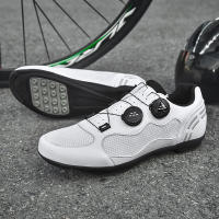 Zapatos De Ciclismo Para Hombre MTB Transpirables Negros Con Plataforma Plana Y Cierre De Bloqueo Libre Material De Suela De Goma Cómodos Para Bicicleta De Montaña Y Zapatillas De Ciclismo - details 16
