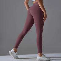 Leggings De Yoga Talla Alta Control De Atrás Leggings Deportivos Para Correr Ciclismo Gimnasio Prueba De Agachamiento Slimming Booty - details 18