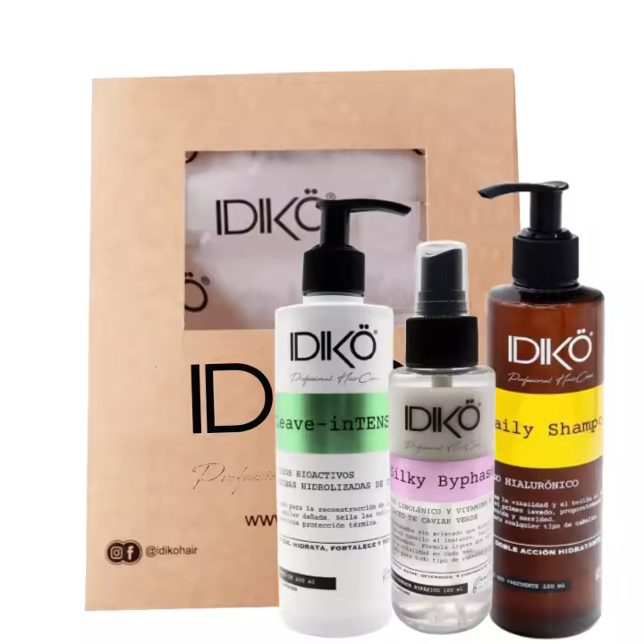 Pack Novedades Idikö: Leave-inTENSE, Silky Byphase y Daily Shampoo - Cuidado Capilar Profesional - 1