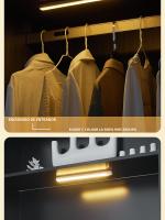 Luz Nocturna LED Con Sensor De Movimiento Recargable Por USB Luz De Armario Escalera Para Cocina Tipo C Luz De Emergencia - details 13