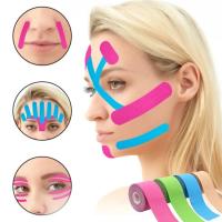Cinta De Kinesiología Elástica Para Rostro 2.5CM X 5M Lifting De V Line Neck Y Ojos Eliminador De Arrugas Herramienta De Cuidado De La Piel Facial - details 3