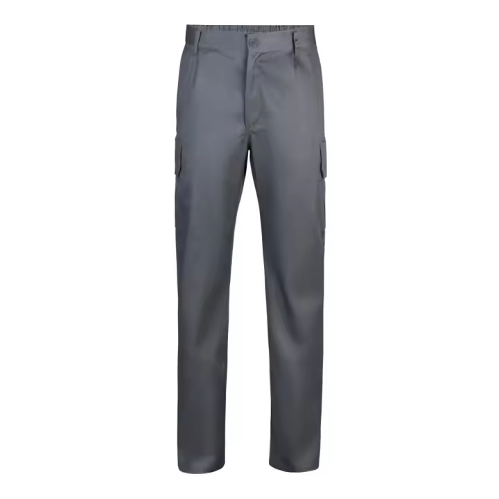 Velilla Pantalón Trabajo, Ropa Laboral, Pantalón Resistente Multibolsillos, Modelo 345 Gris. - 1
