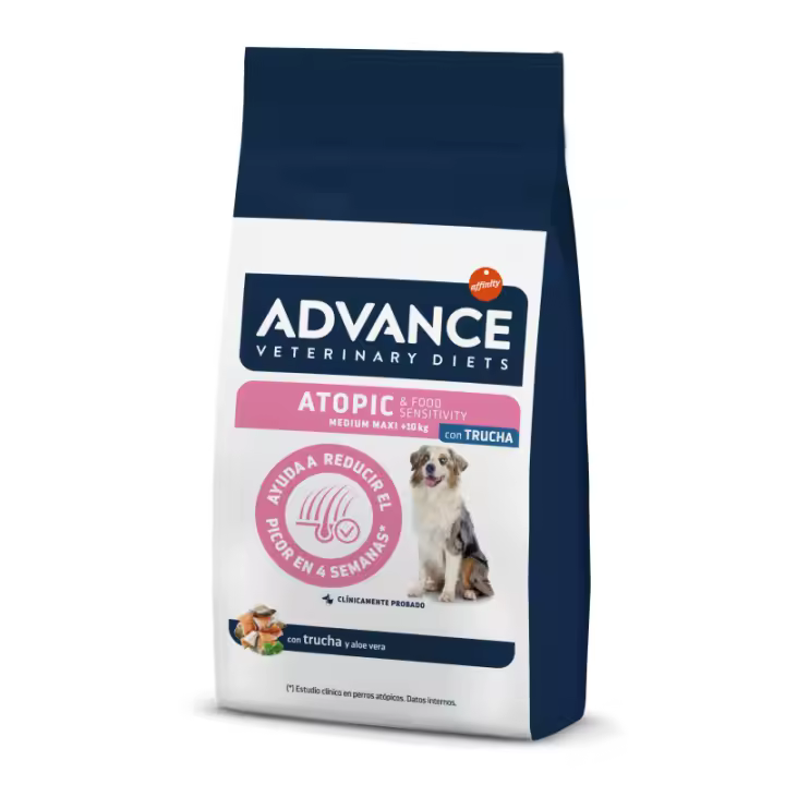 Advance Veterinary Diet Atopic Trucha y Arroz - Pienso para perros adultos con dermatitis - 1