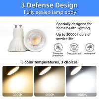 Luz De Traxa LED Gu10 5W Reemplazo Para Iluminación De Techo Y Riel Moderno Para Tienda De Ropa Y Hogar 110-220V Incluye Bombillas - details 2