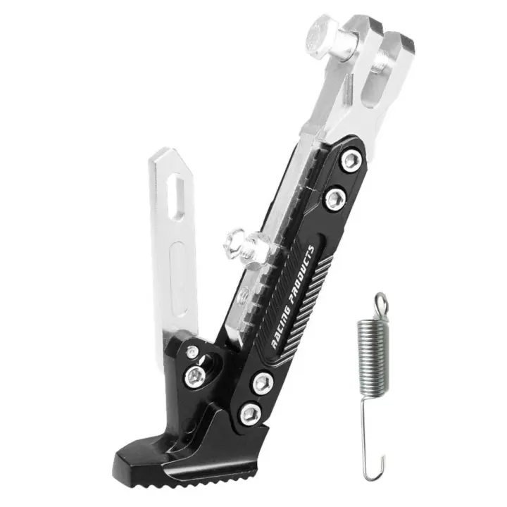Soporte Lateral Ajustable Para Motocicleta Universal Trípode De Pie De Aluminio Estaciónamiento De Moto Compatible Con Todas Las Marcas - 1
