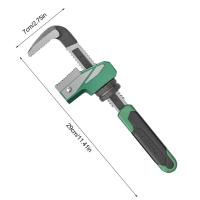 Llave De Angulo Ajustable Versátil F-Type Llave Universal De Juego De Tornillos Herramientas Manuales De Reparación De Tubería De Plomería Material De Acero Cromo Vanadio Antideslizante - details 9