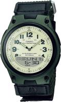 Reloj hombre deportivo militar Casio AW-80V-3BJH JDM correa tela 10 años batería telememo 30 luz de fondo JDM - details 0