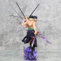 Figura De Acción Anime One Piece Roronoa Zoro 30cm PVC Juguete Coleccionable Para Niños Y Adultos Regalo De Cumpleaños - details 14
