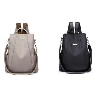 Mochila Casual Para Mujer De Nylon Color Sólido Multifuncional Con Correa Desmontable Bolsa Escolar De Moda Para Viajes - details 11