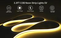 Tira De Luces LED COB Flexible 5V USB Impermeable Para Interiores Y Exteriores Dormitorio Longitudes De 1m/2m/3m Regulables - details 1