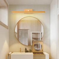 Lámpara De Espejo De Pared En Madera Sólida Negra LED Rotativa Para Baño Decoración De Exposición De Arte Iluminación Diaria Moderna - details 2