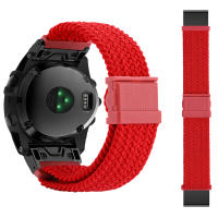 Correa De Reloj De Nylon 26mm 22mm Para Garmin Fenix 7 7X Fenix 6X pro 6 5X 5XPlus/MK1 MK2i /935 945 Con Cierre Rápido De Hook And Loop - details 5