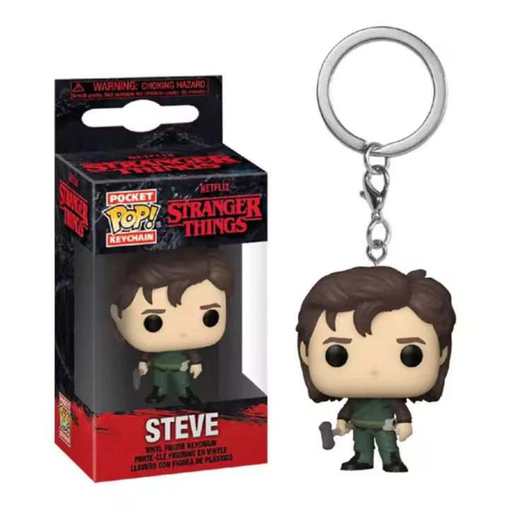 FUNKO POCKET POP! LLAVERO: STRANGER THINGS S4 - HUNTER STEVE, 65630, TIENDA CON LICENCIA OFICIAL - 1