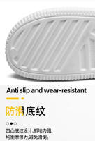 Sandalias Para Hombre Impermeables Calzado Casual Comodidad Zapatillas De Playa Antideslizantes Material EVA Talla Unida Estilo Sencillo - details 6