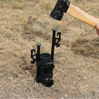 Soporte De Paraguas Ajustable De Acero Inoxidable Para Tienda De Campaña Y Pesca Soporte De Pala De Paraguas Resistente Al Viento Accesorio De Camping - details 11