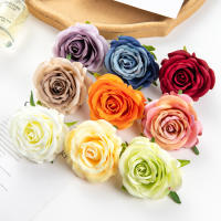 100Pcs Flores Artificiales Rojas De Seda 7cm Para Scrapbooking Decoración Navideña Casera Arreglo De Rosas Para Bodas Y Fiestas DIY - details 15