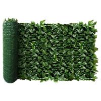 Decoración de Pared de Valla de Hojas Verdes Artificiales Pantalla de Privacidad Extensible para Hogar y Jardín - details 0
