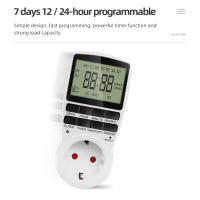 Interruptor De Tiempo Digital Programable Para Electrodomésticos Con Enchufe EU/US/UK/AU Ideal Para Cocina Control De Tiempo Por Día/Hora - details 4