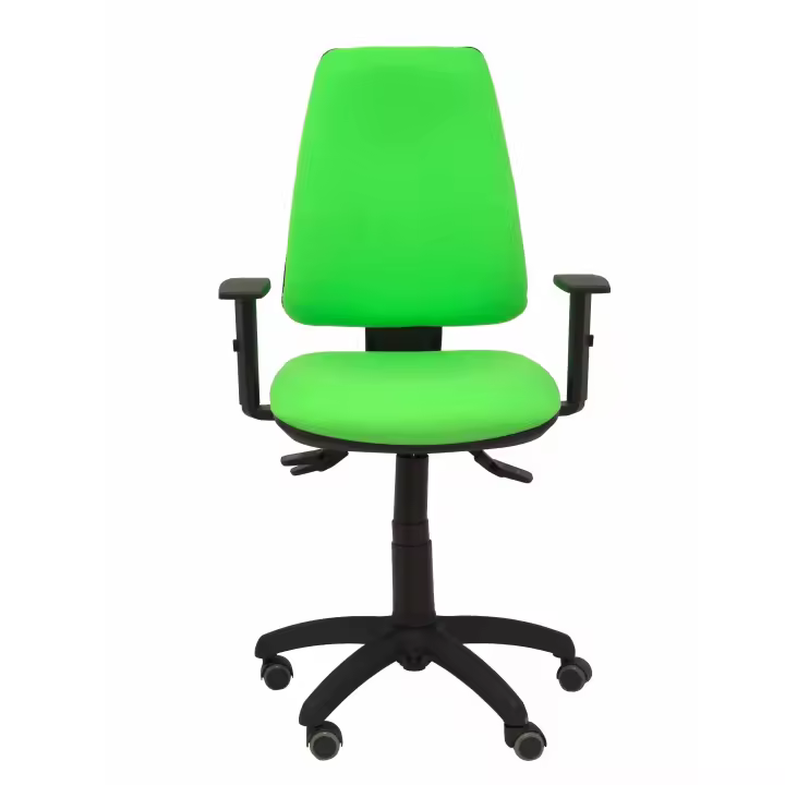 Piqueras Y Crespo Silla Elche S BALI Verde Pistacho Ergonómica con Brazos y Ruedas - 1