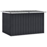 vidaXL Caja de almacenaje para jardín 149x99x93 cm en color Antracita/Verde/Gris y más - details 0